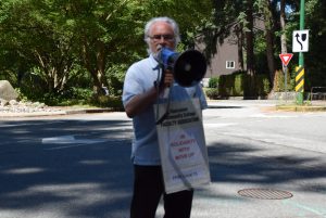 Frank at Capilano University - Move Up Strike