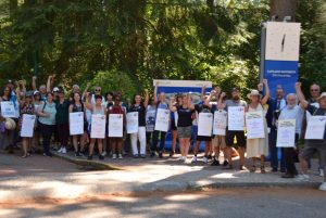Move Up Job Action at Capilano University